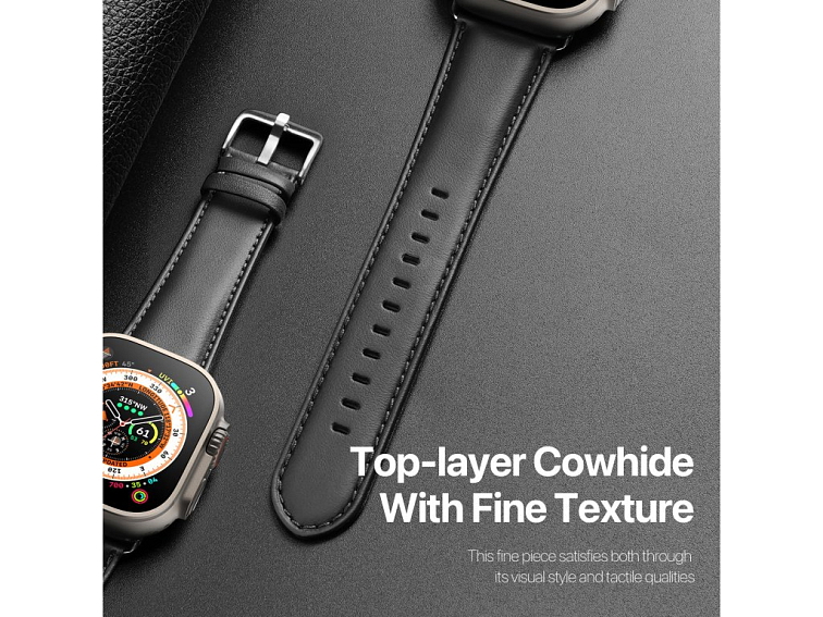 Řemínek pro Apple Watch 44mm / 45mm / 46mm / 49mm - DuxDucis, YS Black