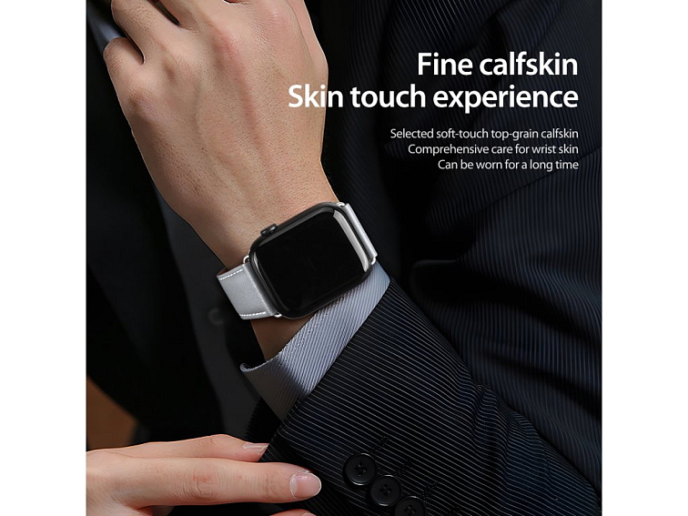 Řemínek na Apple Watch 44mm / 45mm / 46mm / 49mm - DuxDucis, YA Gray