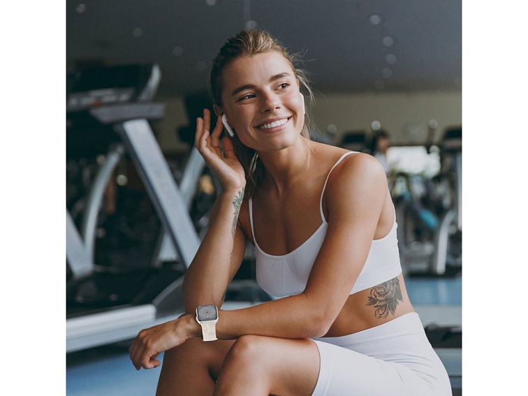 Řemínek pro Apple Watch 44mm / 45mm / 46mm / 49mm - Tech-Protect, Nylonmag Starlight