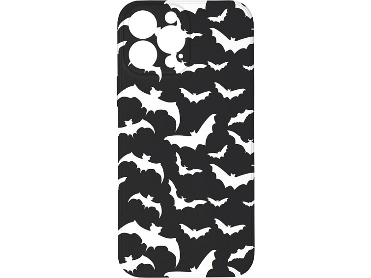 Kryt Netopýři černý pro iPhone 13 Pro Max