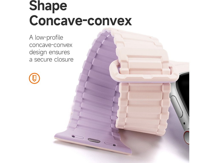 Řemínek pro Apple Watch 38mm / 40mm / 41mm / 42mm - DuxDucis, Armor Pink/Purple