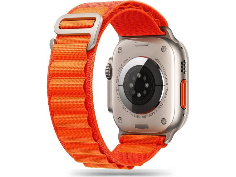 Řemínek pro Apple Watch 44mm / 45mm / 46mm / 49mm - Tech-Protect, Nylon Pro Orange