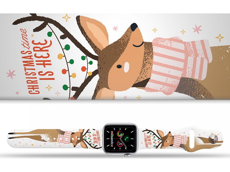 Apple watch řemínek Vánoční sobice