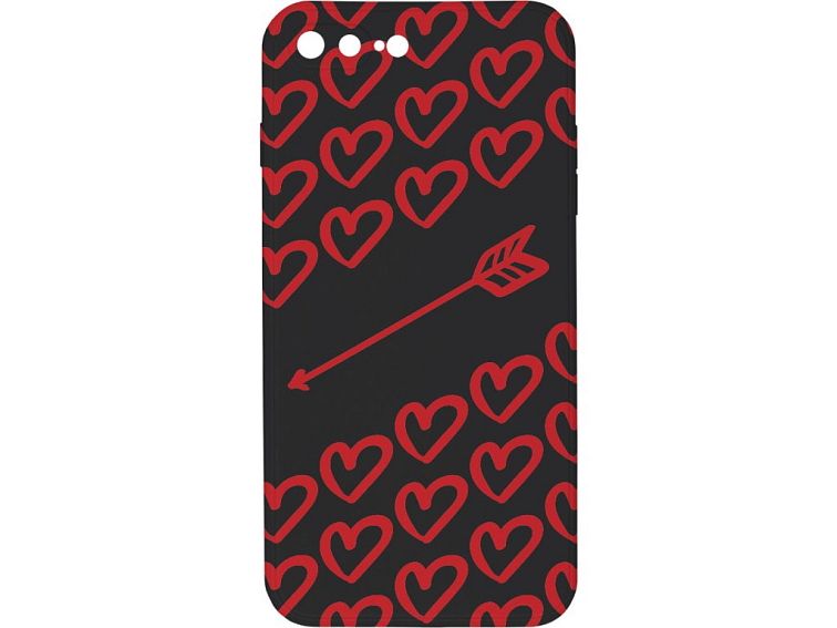 Kryt Amorův šíp černý pro iPhone 7/8 Plus