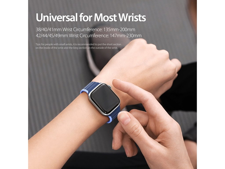 Řemínek na Apple Watch 38mm / 40mm / 41mm / 42mm - DuxDucis, LD Blue