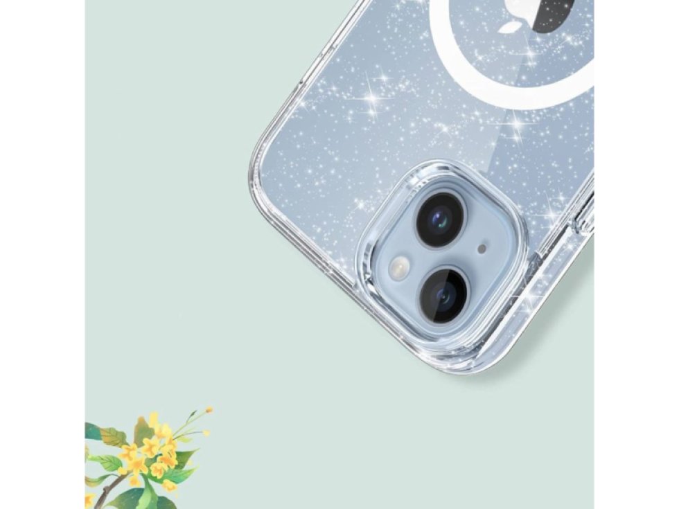 Ochranný kryt pro iPhone 13 / 14 - Tech-Protect, FlexAir Hybrid MagSafe Glitter