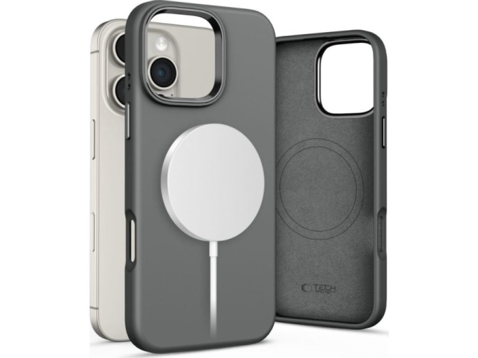 Ochranný kryt na iPhone 16 Pro - Tech-Protect, Pure MagSafe Clay