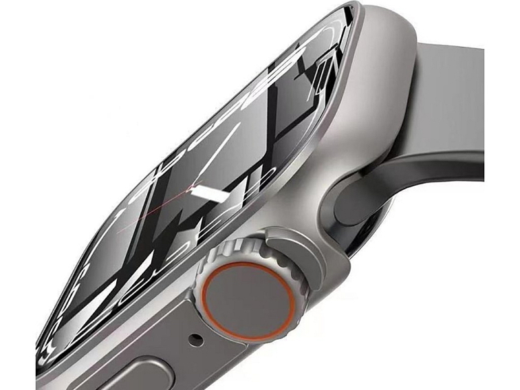 Pouzdro / kryt pro Apple Watch 46mm - Tech-Protect, Defense360 Titanium/Orange