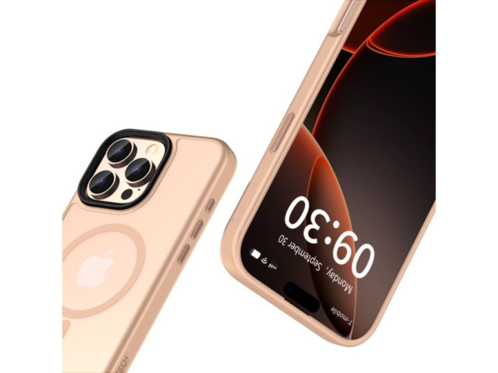 Ochranný kryt na iPhone 16 Pro - Tech-Protect, Magmat MagSafe Matte Desert