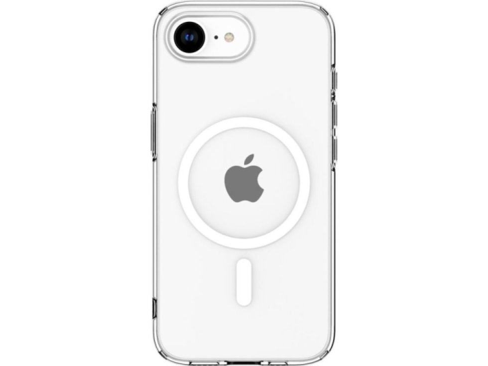 Ochranný kryt na iPhone 16e - Spigen, Liquid Crystal MagSafe Crystal Clear