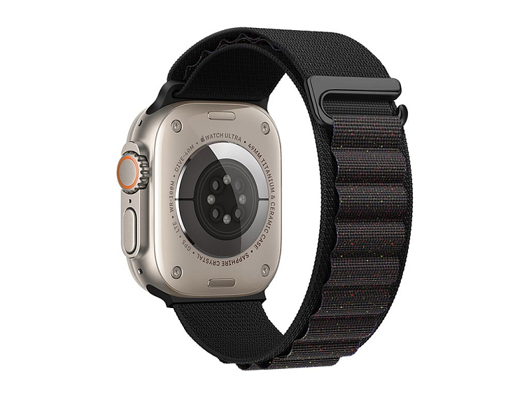 Řemínek pro Apple Watch 38mm / 40mm / 41mm / 42mm - Hoco, WA20 Climbing Starlight Black Dot