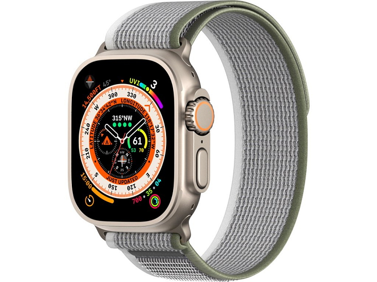 Řemínek na Apple Watch 44mm / 45mm / 46mm / 49mm - DuxDucis, YJ Green/Gray