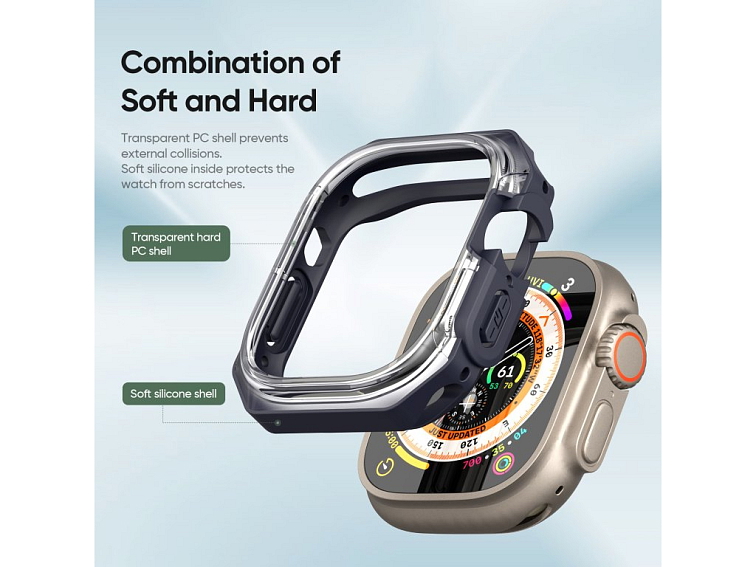 Ochranný kryt na Apple Watch 49mm - DuxDucis, Tamo Midnight