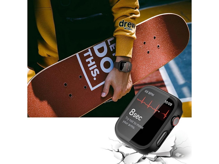 Pouzdro / kryt pro Apple Watch 42mm - Tech-Protect, Defense360 Black