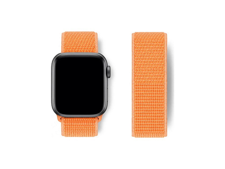 Nylonový řemínek na Apple Watch - Papaya