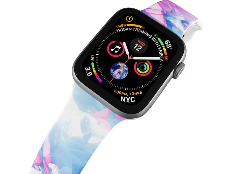 Apple watch řemínek Kouř