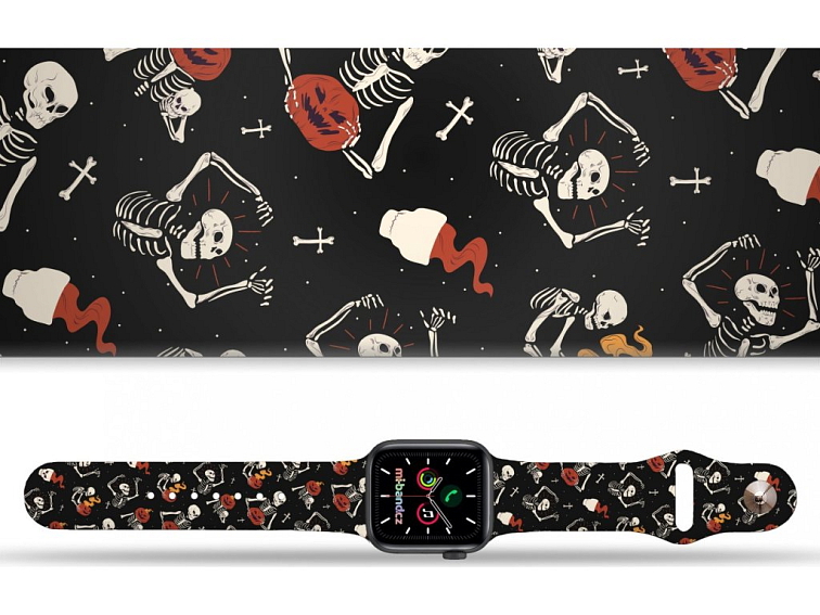 Apple watch řemínek Kostlivci