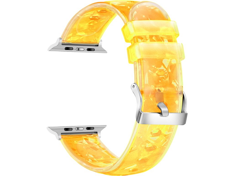 Průhledný diamantový řemínek pro Apple Watch 38/40/41/42(S10)mm