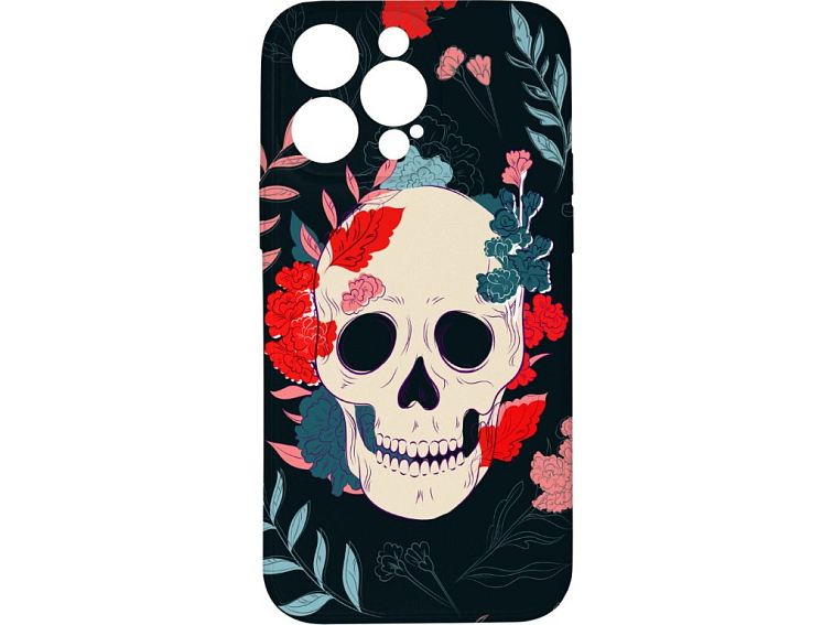 Kryt Lebka s květy pro iPhone 15 Pro Max