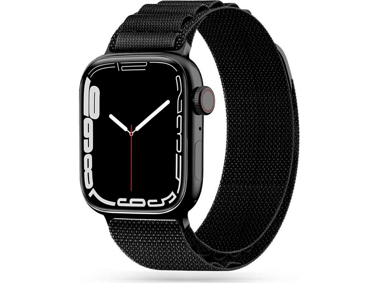 Řemínek pro Apple Watch 44mm / 45mm / 46mm / 49mm - Tech-Protect, Nylon Pro Black