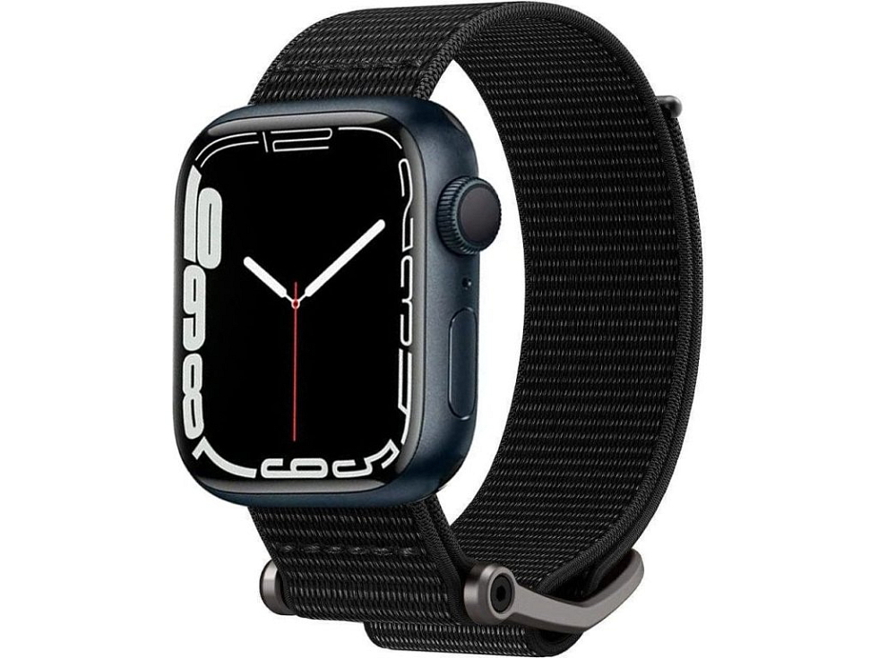 Řemínek pro Apple Watch 44mm / 45mm / 46mm / 49mm - Spigen, Durapro Flex Black 062MP25079