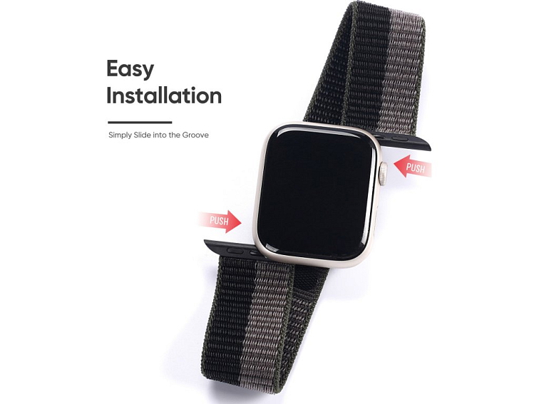 Řemínek pro Apple Watch 38mm / 40mm / 41mm / 42mm - DuxDucis, Sport TornadoGray