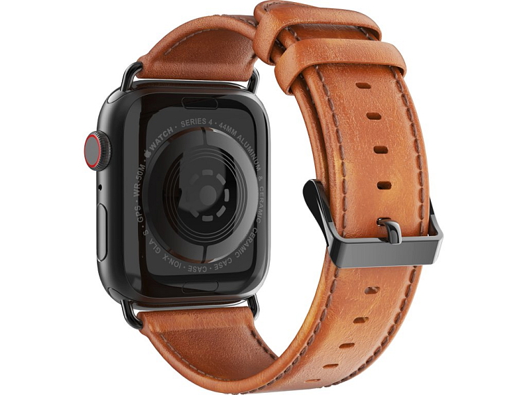 Kožený pásek / řemínek pro Apple Watch 44mm / 45mm / 46mm / 49mm - DuxDucis, Business Brown