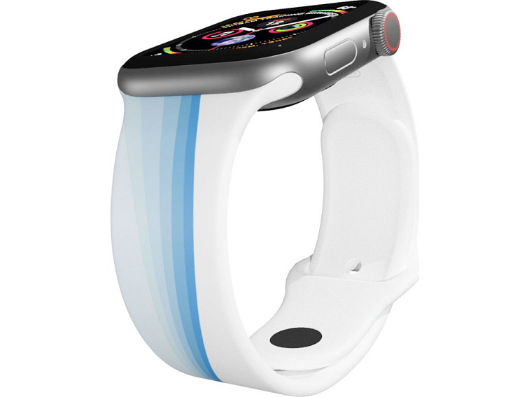 Apple watch řemínek Modrá duha