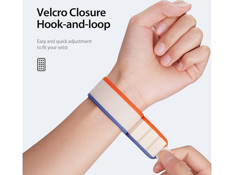 Řemínek na Apple Watch 38mm / 40mm / 41mm / 42mm - DuxDucis, YJ Orange/Beige