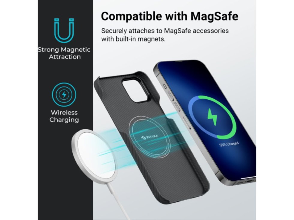 Ochranný kryt pro iPhone 14 PLUS - Pitaka, MagEZ 3 600D