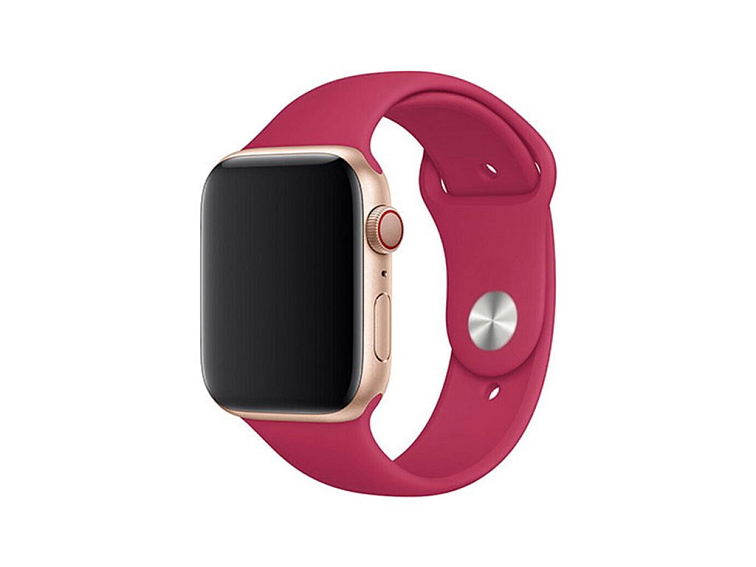 Jednobarevný řemínek pro Apple Watch - Granátové jablko