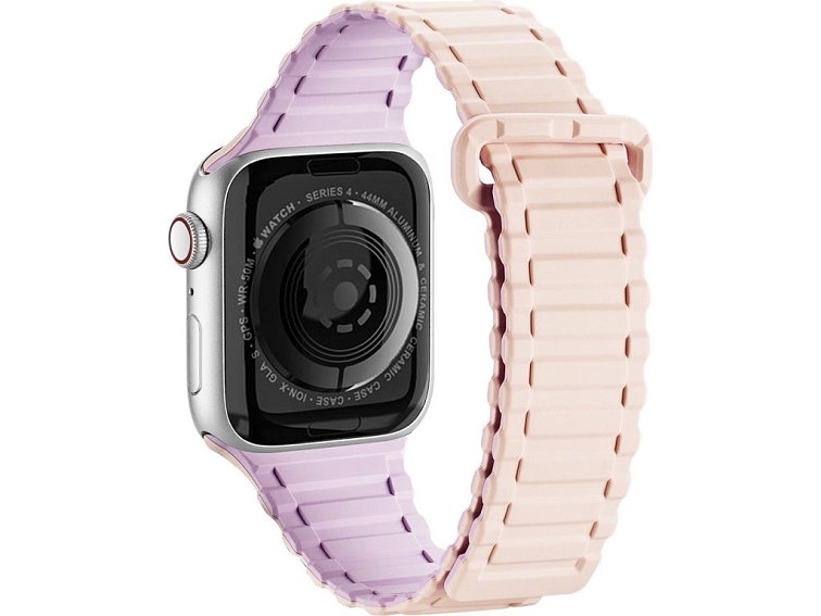 Řemínek pro Apple Watch 44mm / 45mm / 46mm / 49mm - DuxDucis, Armor Pink/Purple