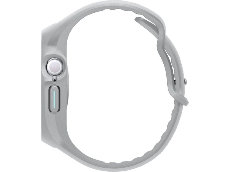 Řemínek s krytem pro Apple Watch 46mm - Spigen, Liquid Air Gray