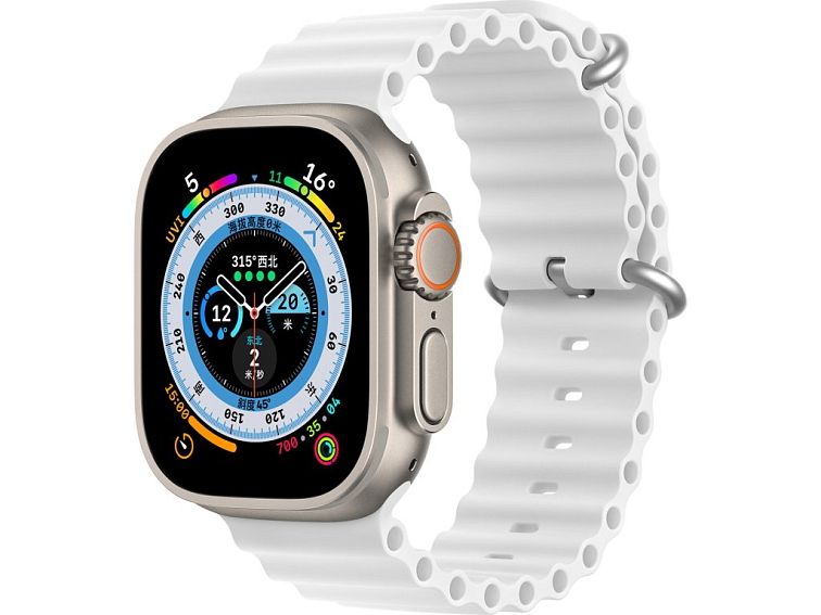Řemínek pro Apple Watch 38mm / 40mm / 41mm / 42mm - DuxDucis, OceanWave White