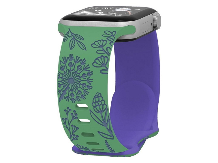 Řemínek gravírované pampelišky pro Apple Watch 38/40/41/42(S10)mm