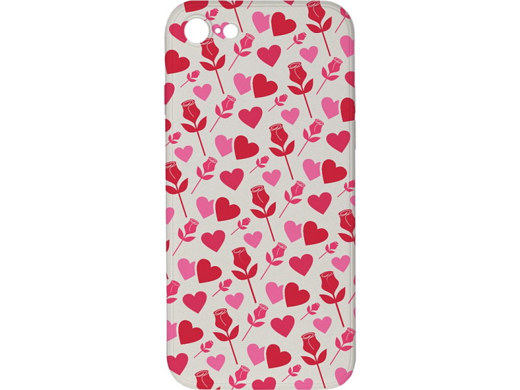 Kryt Srdce a růže pro iPhone 7/8/SE2020