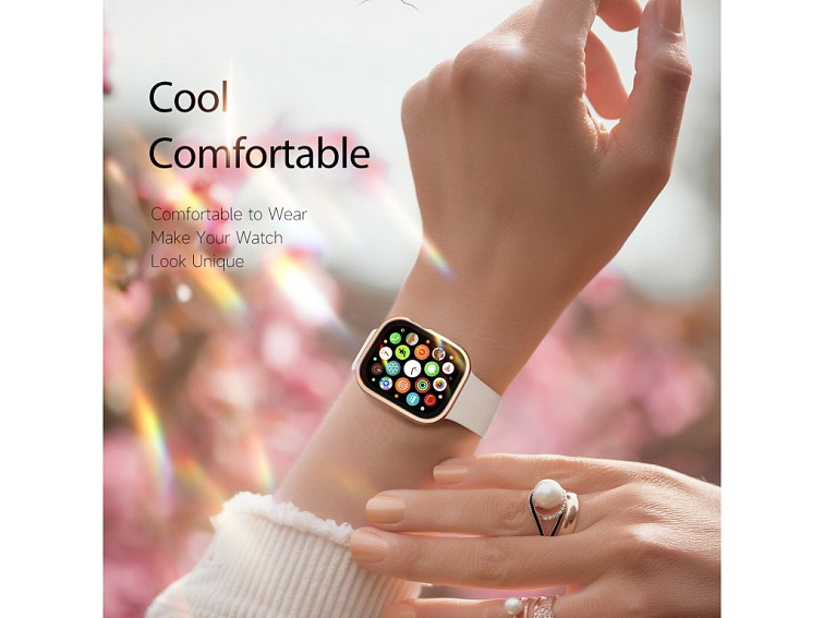 Ochranný kryt pro Apple Watch 41mm - DuxDucis, Hamo Rose Gold