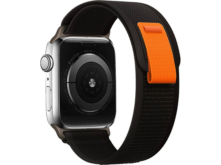Trailový nylonový řemínek na Apple Watch - Černý