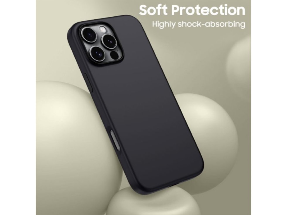 Ochranný kryt na iPhone 16 Pro - Tech-Protect, Silicone MagSafe Black