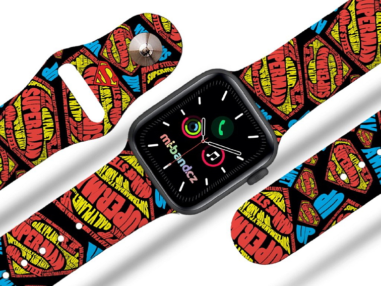 Apple watch řemínek Superman - Nápisy