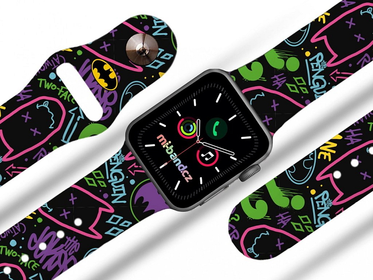 Apple watch řemínek Batman - Graffiti