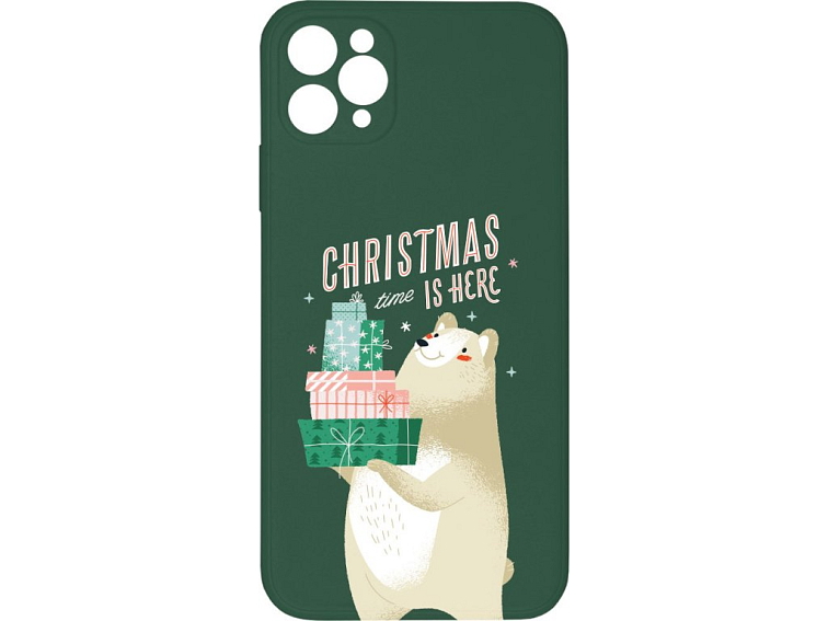 Kryt Vánoce jsou tady zelený pro iPhone 11 Pro Max