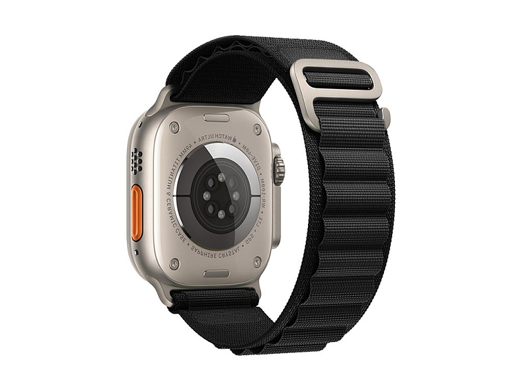 Řemínek pro Apple Watch 44mm / 45mm / 46mm / 49mm - Hoco, WA13 Flexible Black