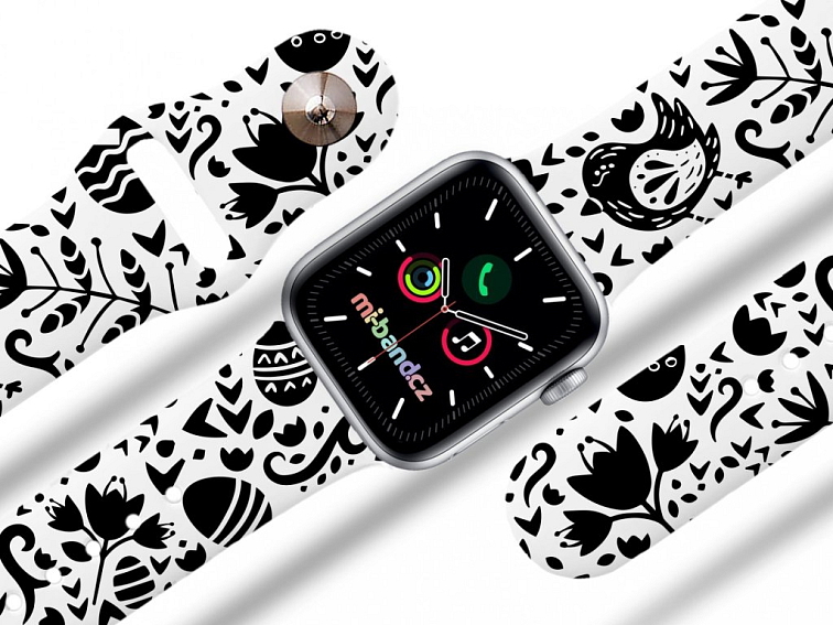 Apple watch řemínek Černobílá kuřátka