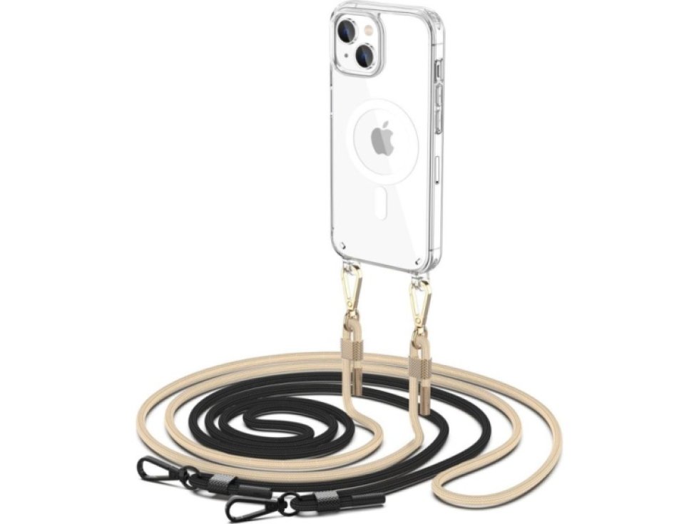 Kryt se šňůrkou na iPhone 15 - Tech-Protect, FlexAir Chain MagSafe