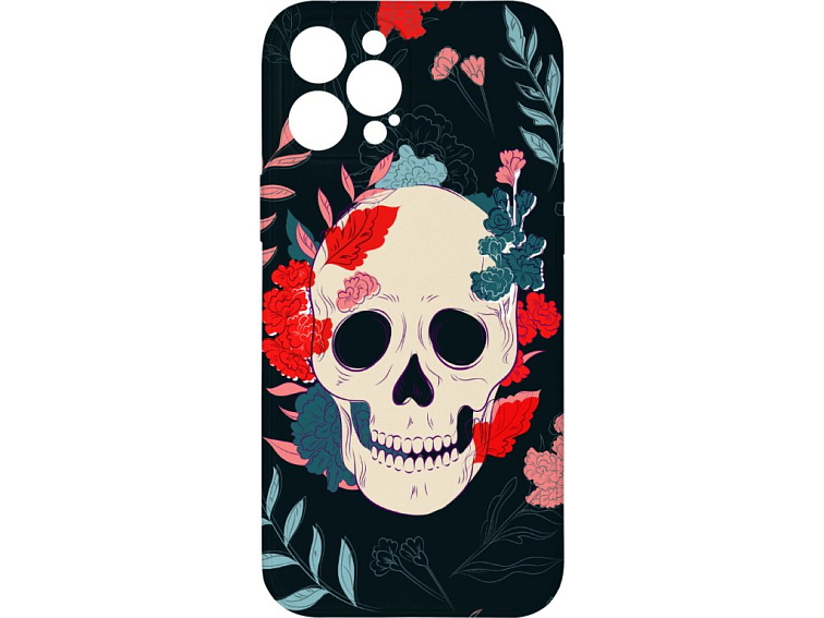 Kryt Lebka s květy pro iPhone 12 Pro Max