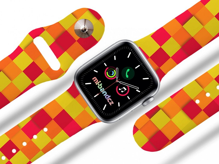 Apple watch řemínek Barevná šachovnice