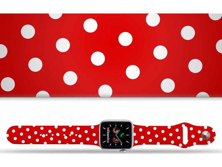 Apple watch řemínek Puntikatý motiv