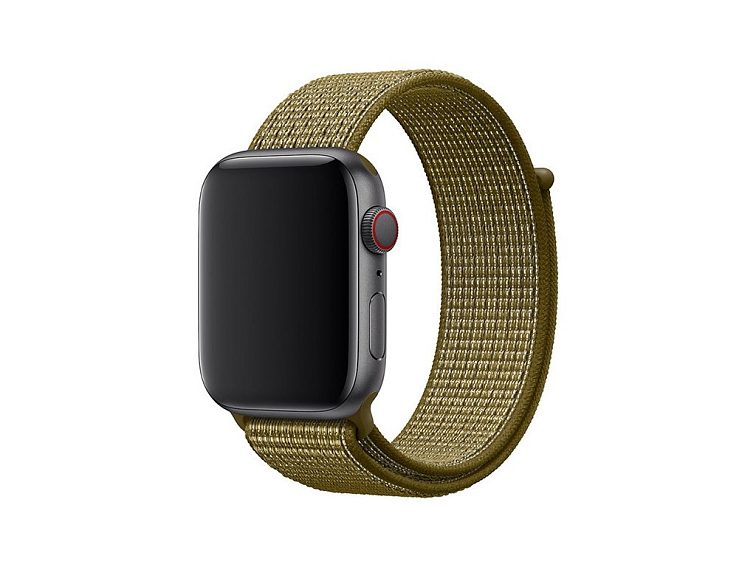 Nylonový řemínek na Apple Watch - Olivový