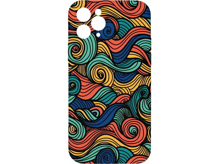 Kryt Barevné vlny pro iPhone 11 Pro Max